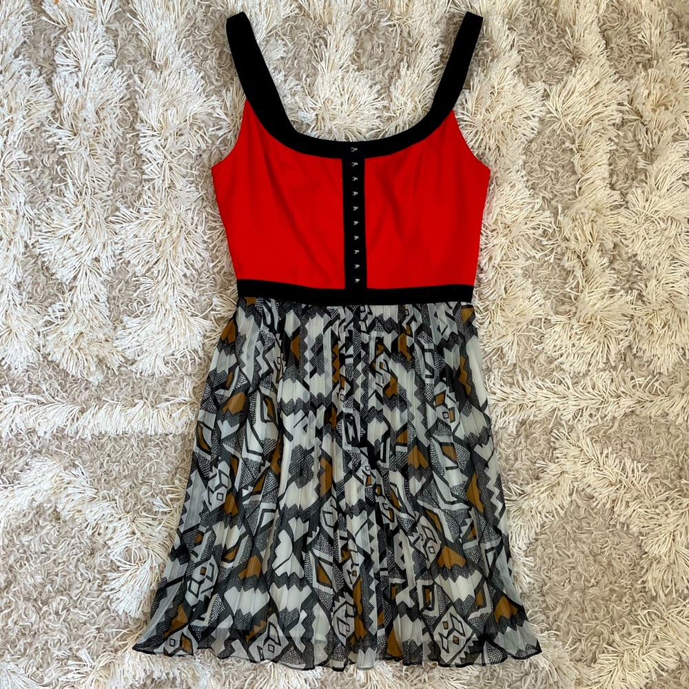 BB Dakota - A Line Colorblock Dress